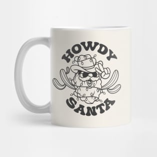 Howdy Santa Mug